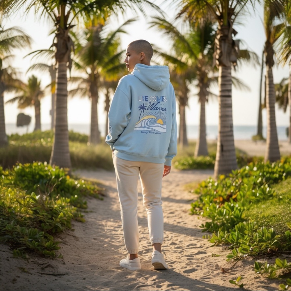 NWOT Light Blue Hoodie